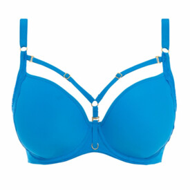 AA400131MDB Podprsenka FREYA TEMPTRESS UW MOULDED PLUNGE T-SHIRT BRA MED BLUE