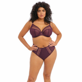 EL8900WID Podprsenka ELOMI MATILDA UW PLUNGE BRA WINE DIAMOND