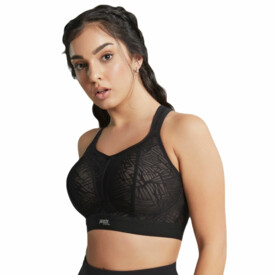 PS7341CBLE Podprsenka PANACHE SPORTS NON-WIRED BRA BLACK/LATTE