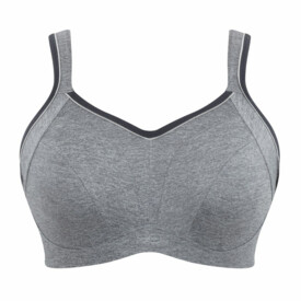 SC9441CML Podprsenka SCULPTRESSE SPORTS NON PADDED WIRED BRA CHARCOAL MARL