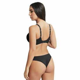 CL10662NOR Kalhotky CLEO FAITH BRAZILIAN BRIEF NOIR