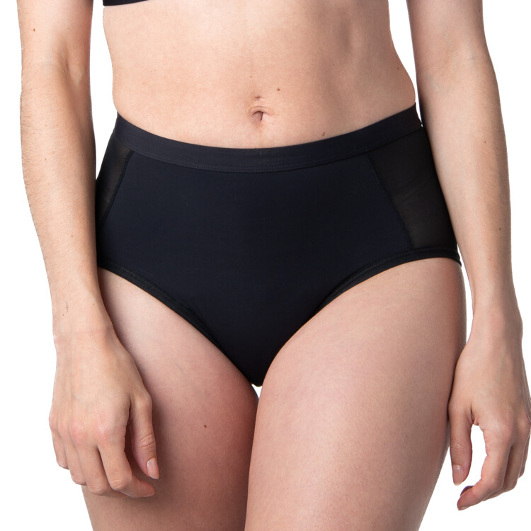 Kalhotky HOTMILK LIMITLESS HEAVY LEAKPROOF HI BRIEF BLACK