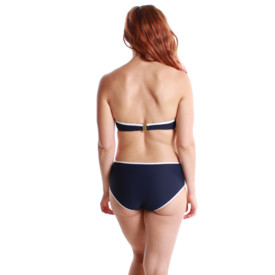 Plavky vrchní díl MARIE JO SWIM BRIGITTE STRAPLESS PADDED BLUE NOIR
