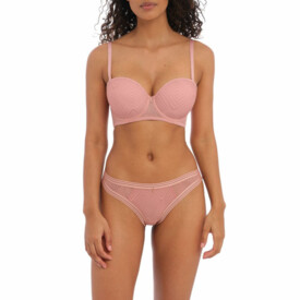 AA401109ASE Podprsenka FREYA TAILORED UW MOULDED STRAPLESS BRA ASH ROSE