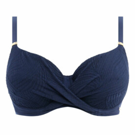 FS6355INK Plavky vrchní díl FANTASIE SWIM OTTAWA UW WRAP FRONT FULL CUP BIKINI TOP INK
