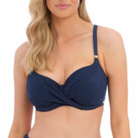 FS6355INK Plavky vrchní díl FANTASIE SWIM OTTAWA UW WRAP FRONT FULL CUP BIKINI TOP INK