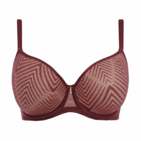 AA401131DRR Podprsenka FREYA TAILORED UW MOULDED PLUNGE T-SHIRT BRA DARK CHERRY