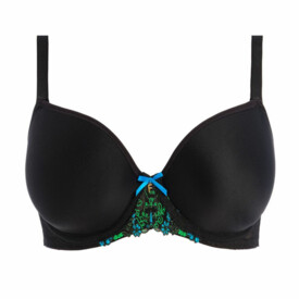 AA401631BLK Podprsenka FREYA SHOW-OFF UW MOULDED PLUNGE T-SHIRT BRA BLACK