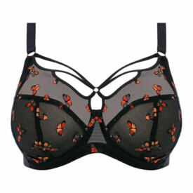 EL4353BFL Podprsenka ELOMI SACHI UW PLUNGE BRA BLACK BUTTERFLY