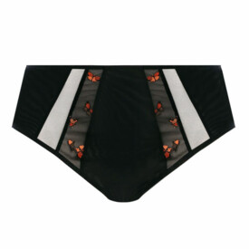 EL4354BFL Kalhotky ELOMI SACHI FULL BRIEF BLACK BUTTERFLY