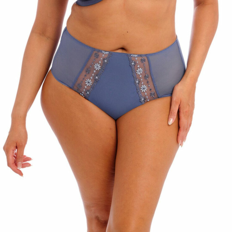 EL8906DEY Kalhotky ELOMI MATILDA FULL BRIEF DENIM DAISY