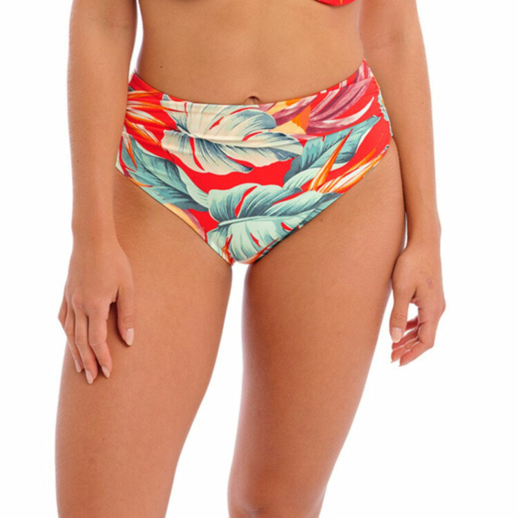 FS501671HOT Plavky spodní díl FANTASIE SWIM BAMBOO GROVE FULL BIKINI BRIEF HOT CHILLI