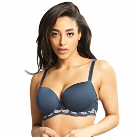 PA7251NAL Podprsenka PANACHE CLARA MOULDED SWEETHEART BRA NAVY PEARL