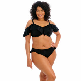 ES7283BLK Plavky vrchní díl ELOMI SWIM PLAIN SAILING UW BIKINI TOP BLACK