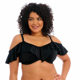 ES7283BLK Plavky vrchní díl ELOMI SWIM PLAIN SAILING UW BIKINI TOP BLACK