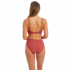 FS502272PRO Plavky spodní díl FANTASIE SWIM BEACH WAVES MID RISE BIKINI BRIEF PERSIAN ROSE