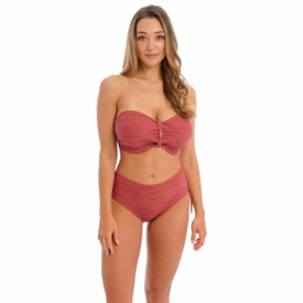 FS502274PRO Plavky spodní díl FANTASIE BEACH WAVES ADJUSTABLE LEG BIKINI SHORT PERSIAN ROSE