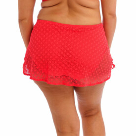 ES800683SUT Plavky spodní díl ELOMI SWIM BAZARUTO ADJUSTABLE SKIRTED BIKINI BRIEF SUNSET