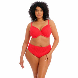 ES800672SUT Plavky spodní díl ELOMI SWIM BAZARUTO MID RISE BIKINI BRIEF SUNSET