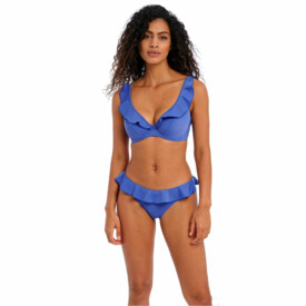 AS7230PLE Plavky vrchní díl FREYA SWIM JEWEL COVE UW HIGH APEX BIKINI TOP PLAIN AZURE