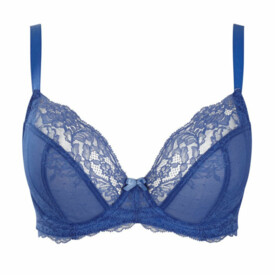 PA9396BJL Podprsenka PANACHE ANA PLUNGE BRA BLUE JEWEL