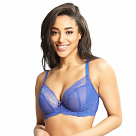 PA9396BJL Podprsenka PANACHE ANA PLUNGE BRA BLUE JEWEL