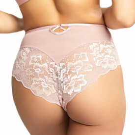 PA10634VPL Kalhotky PANACHE SABRINA HIGH WAIST BRAZILIAN PANT VINTAGE PEARL