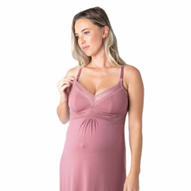 HMDNFCARE Košilka HOTMILK DREAM NIGHTIE MULTIFIT NURSING FULL CUP ANTIQUE ROSE