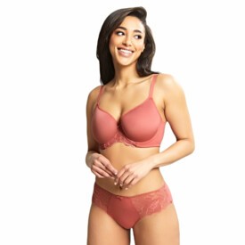 PA10342GRE Kalhotky PANACHE ROCHA BRIEF GARNET ROSE