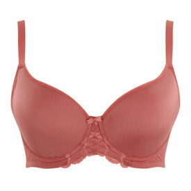 PA10346GRE Podprsenka PANACHE ROCHA MOULDED SPACER T-SHIRT BRA GARNET ROSE