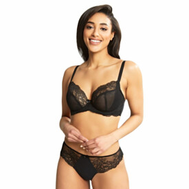 PA9399BLK Kalhotky PANACHE ANA THONG BLACK