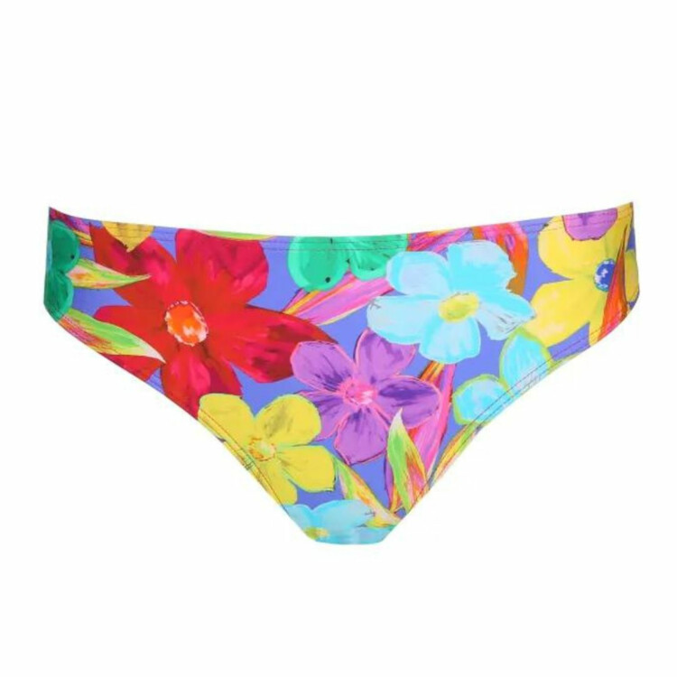 PD4010750BBM Plavky spodní díl Prima Donna Swim Sazan Bikini Briefs Rio Blue Bloom