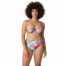 PR4010752BBM Plavky spodní díl Prima Donna Swim Sazan Bikini Full Briefs Ropes Blue Bloom