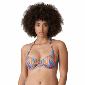 PD4010810RBP Plavky vrchní díl Prima Donna Swim Kea Full Cup Bikini Top Rainbow Paradise