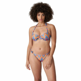 PD4010810RBP Plavky vrchní díl Prima Donna Swim Kea Full Cup Bikini Top Rainbow Paradise