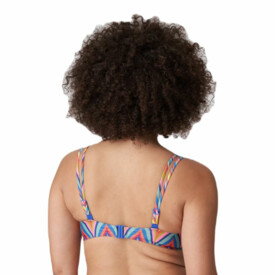 PD4010816RBP Plavky vrchní díl Prima Donna Swim Kea Padded Balcony Bikini Top Rainbow Paradise