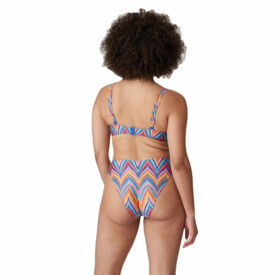 PD4010816RBP Plavky vrchní díl Prima Donna Swim Kea Padded Balcony Bikini Top Rainbow Paradise