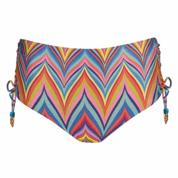 PD4010852RBP Plavky spodní díl PRIMA DONNA SWIM KEA BIKINI FULL BRIEFS ROPES RAINBOW PARADISE