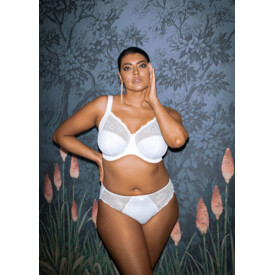 EL4111WHE Podprsenka ELOMI MORGAN UW BANDED STRETCH BRA WHITE