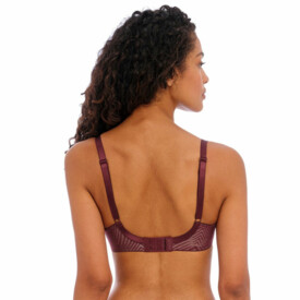 AA401121DRR Podprsenka FREYA TAILORED UW HIGH APEX PLUNGE BRA DARK CHERRY