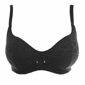 AS3970BLK Plavky vrchní díl FREYA SWIM SUNDANCE UW SWEETHEART PADDED BIKINI TOP BLACK