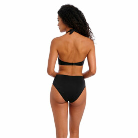 AS7236PLK Plavky spodní díl FREYA SWIM JEWEL COVE HIGH WAIST BRIEF BIKINY PLAIN BLACK