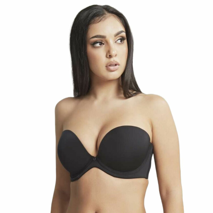 CL10660NOR Podprsenka CLEO FAITH MOULDED STRAPLESS NOIR