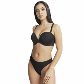 CL10660NOR Podprsenka CLEO FAITH MOULDED STRAPLESS NOIR