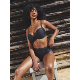 SW1564NOR Plavky vrchní díl PANACHE SWIM SERENITY PLUNGE BIKINI NOIR