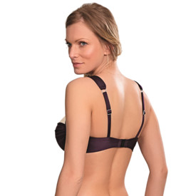 Plavky vrchní díl PANACHE SWIM PORTOFINO BALCONNET BIKINI AUBERGINE