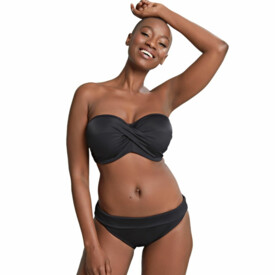 SW1307BLK Plavky spodní díl PANACHE SWIM ANYA RIVA FOLD PANT BLACK