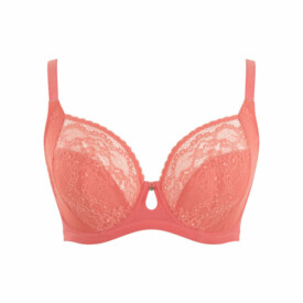 CL10471SCL Podprsenka CLEO ALEXIS LOW FRONT BALCONNET BRA SUNKISS CORAL