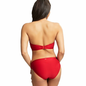 SW1593CRN Plavky vrchní díl PANACHE SWIM MARIANNA BANDEAU BIKINI CRIMSON