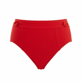 SW1595CRN Plavky spodní díl PANACHE SWIM MARIANNA HIGH WAIST PANT CRIMSON